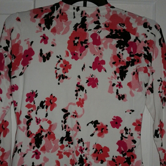 Charter Club Floral Cardigan Small - Picture 5 of 5